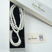 Howlite Japamala: Awareness and Emotional Expression